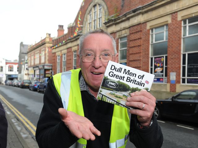 Drainspotter Archie Workman of Ulverston who appears in the Dull Men of Great Britain publication - 09/10/2015 JON GRANGER
