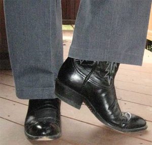 B cowboy boots