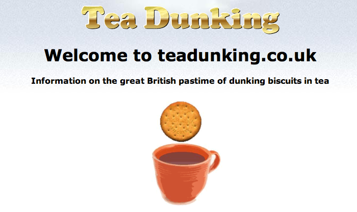 tea dunking