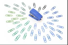 stapler and paper clips