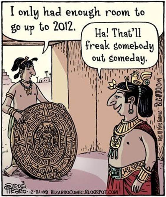 mayan calendar to 2012
