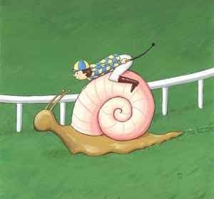 snail jockey