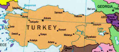 Turkey map I like