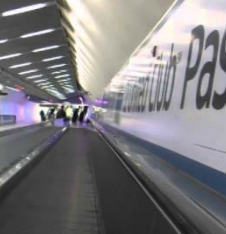Travelators – – duller to ride, especially when escalators are too scary for you