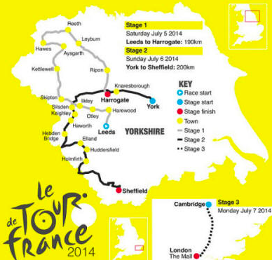 York tour map & logo