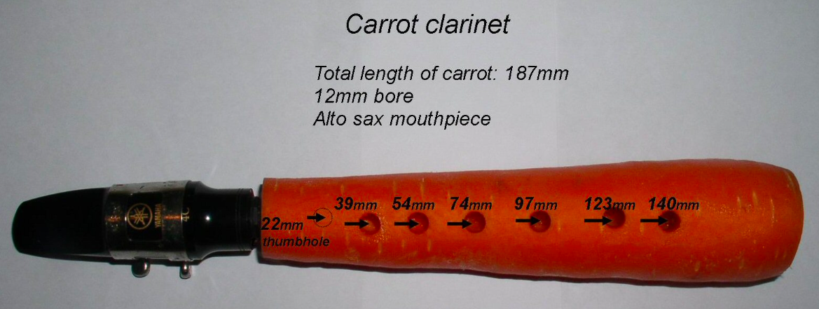 Carrot clarinet 2