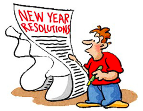 B New Year's Resolutions
