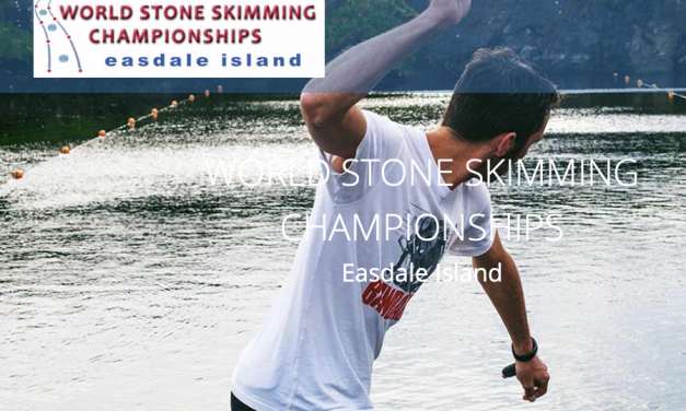 Video from Sunday’s World Stone Skimming Championships