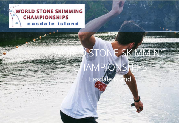 Video from Sunday’s World Stone Skimming Championships