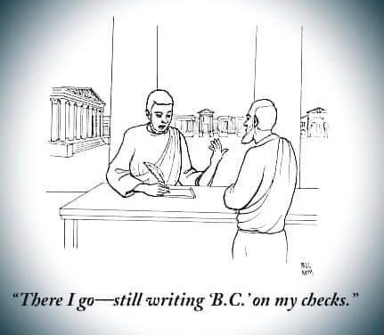 Age old problem when writing checks in early January every year