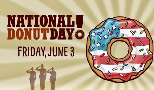 National Donut Day (USA) — Friday, June 3