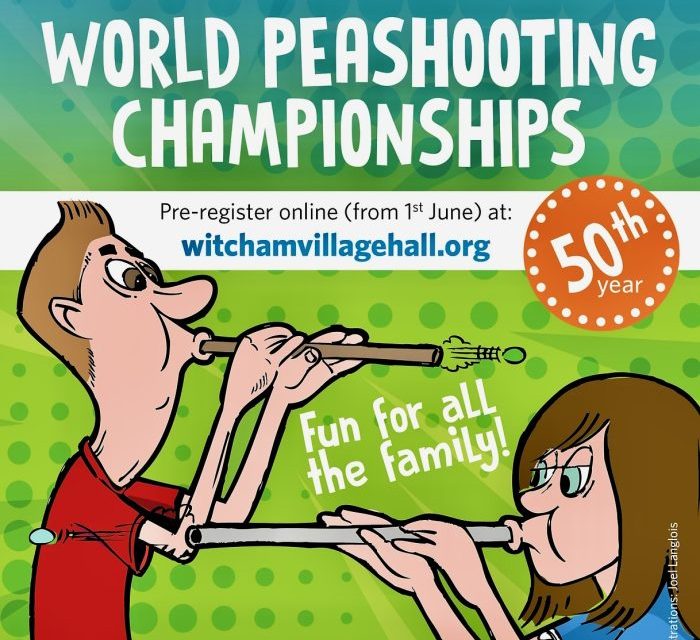 Today: World Pea Shooting Championships — if you know the results, please email to us — groverclick@mac.com —we’ll post them here