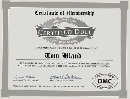 DMC Certified Dull certificate — do you qualify for one?