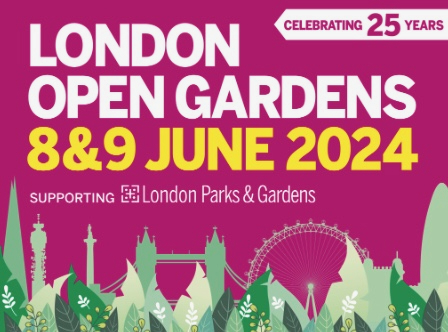 This weekend — 8 & 9 June — London Open Gardens