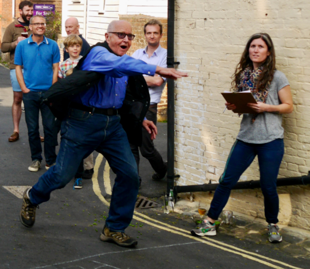 World Pea Throwing Championships —  today — Sunday, 11th of August — safe excitement at The Lewes Arms (near Brighton)