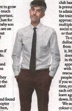 “The Dull Men’s Club? Where do I sign” — article in The Sunday Times Magazine