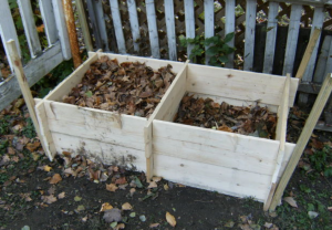 His and Hers compost bins