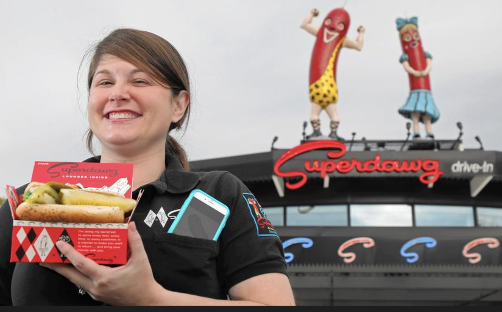 B Superdawg stand