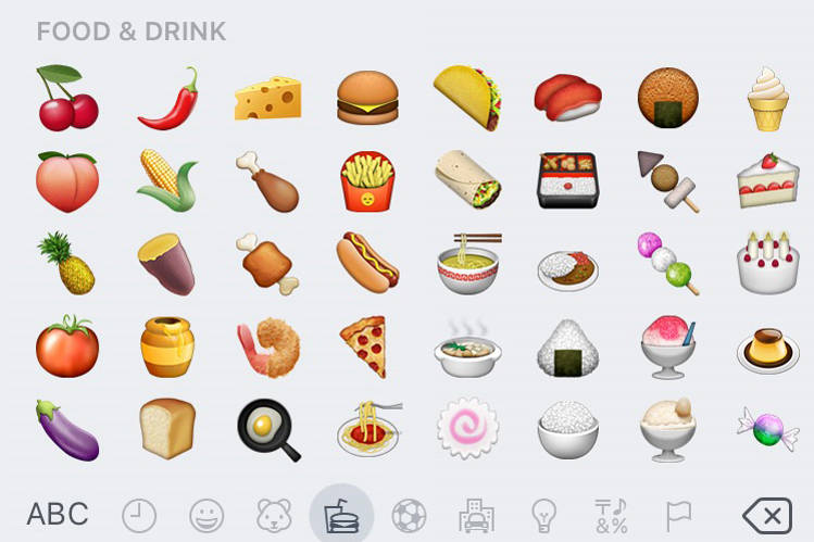 B emoji for food