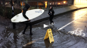 B surboard for puddle