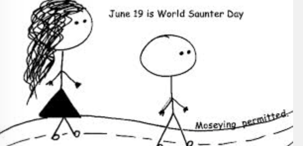 June World Sauntering Day