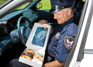 June cop-donuts in box