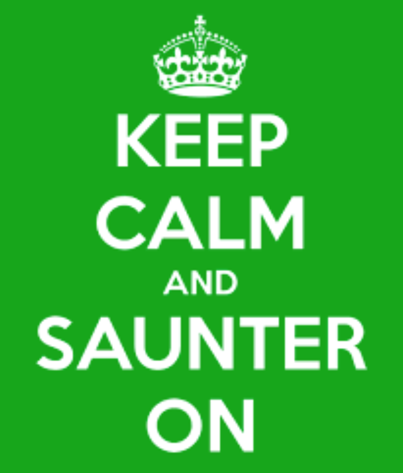 June keep calm saunter