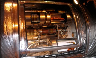 Large Hadron Collider — cable work now laid bare