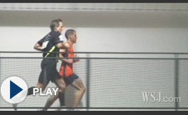 Dulling down marahons — now held indoors — marathoners going around in circles