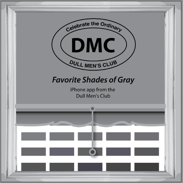 New icon for our iPhone app "50 Favorite Shades of Gray"