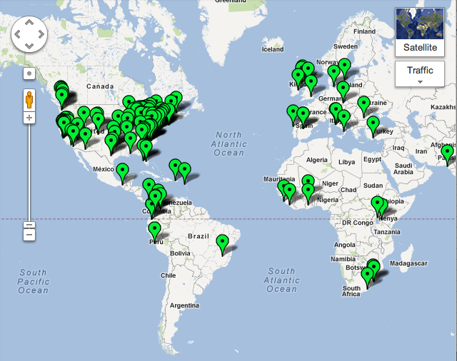save frogs day 2012 map of events
