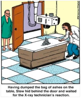 April 1 prank in the X-ray lab