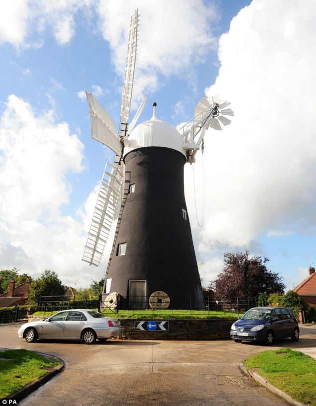 Holgate's "Roundabout 'round a Windmill" — chosen for 2013 Roundabout Calendar's cover